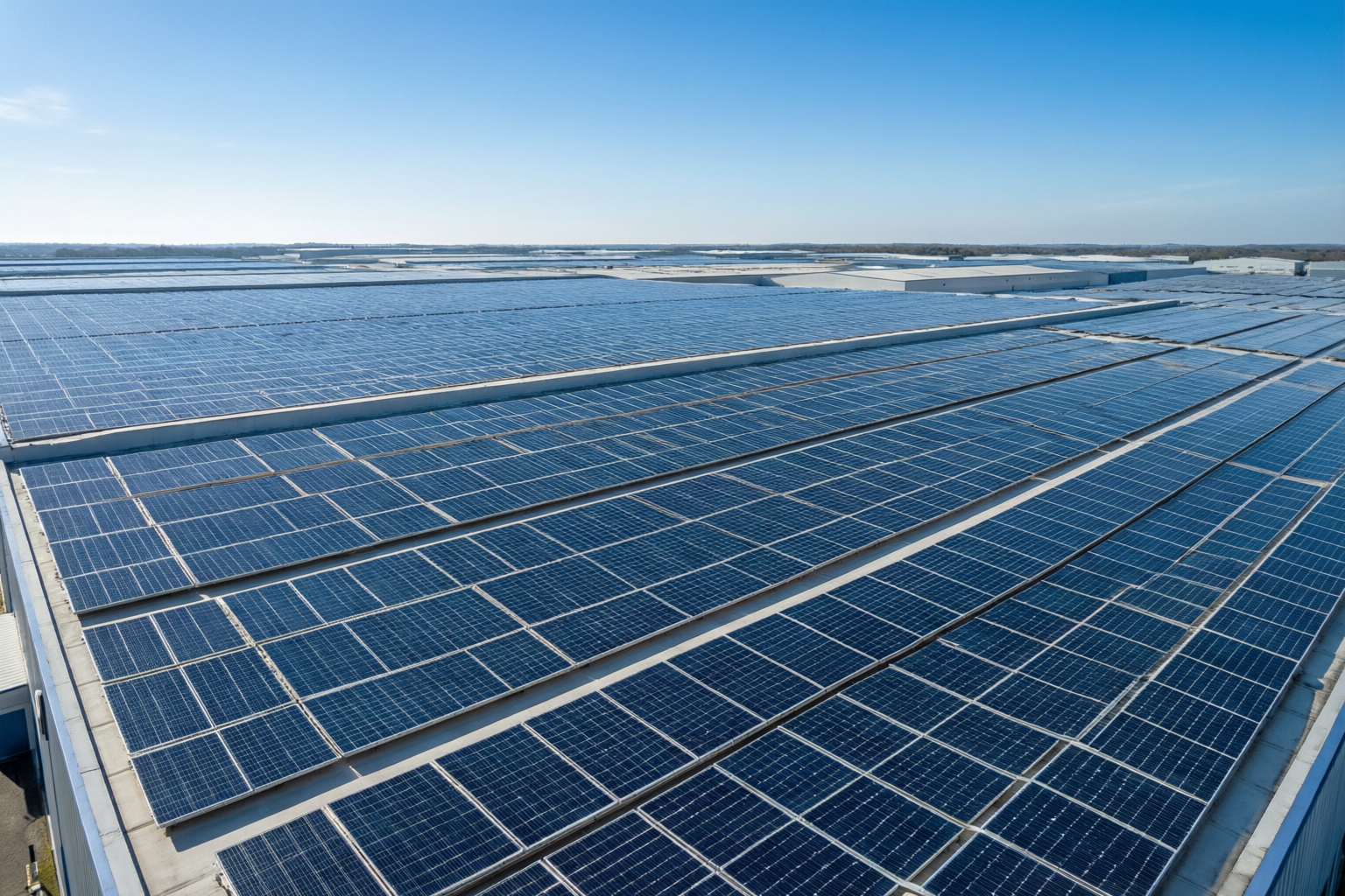 Cworth Solar Panels for commercial and industrial roofs