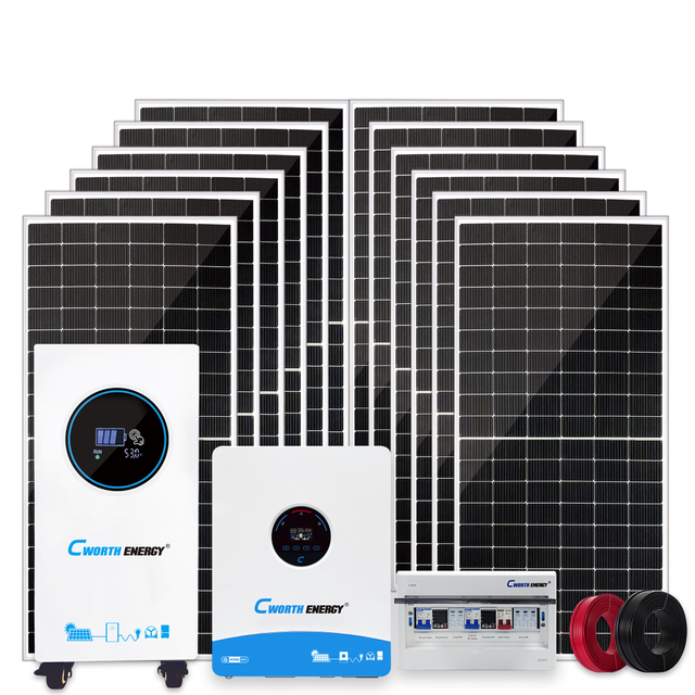 Cworth 12KW solar energy system