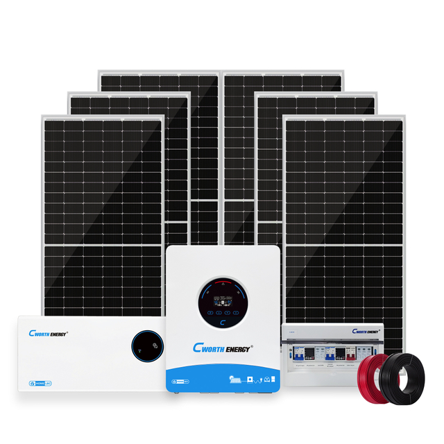 Cworth 6KW off-grid solar system